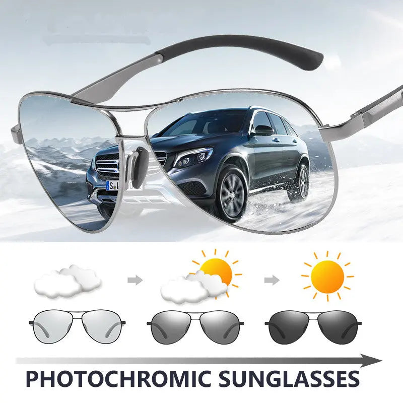 YIMI Polarized Photochromic Outdoor Sports Driving Sunglasses for Men Women  AntiGlare Eyewear Ultra-Light Sun Glasses