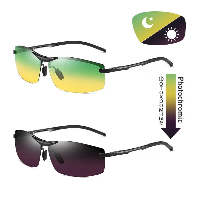 Buy SunRay™ Day-Night Photochromic Polarized Driving Sunglasses