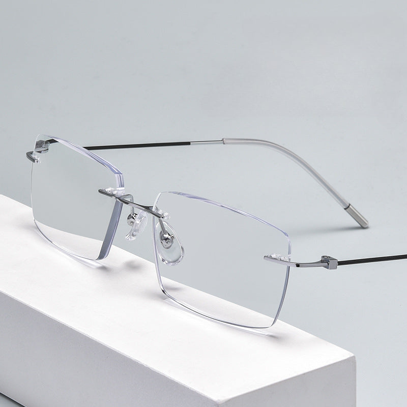 Fashionable and Comfortable Frameless HD Anti-blue Light Reading Glasses