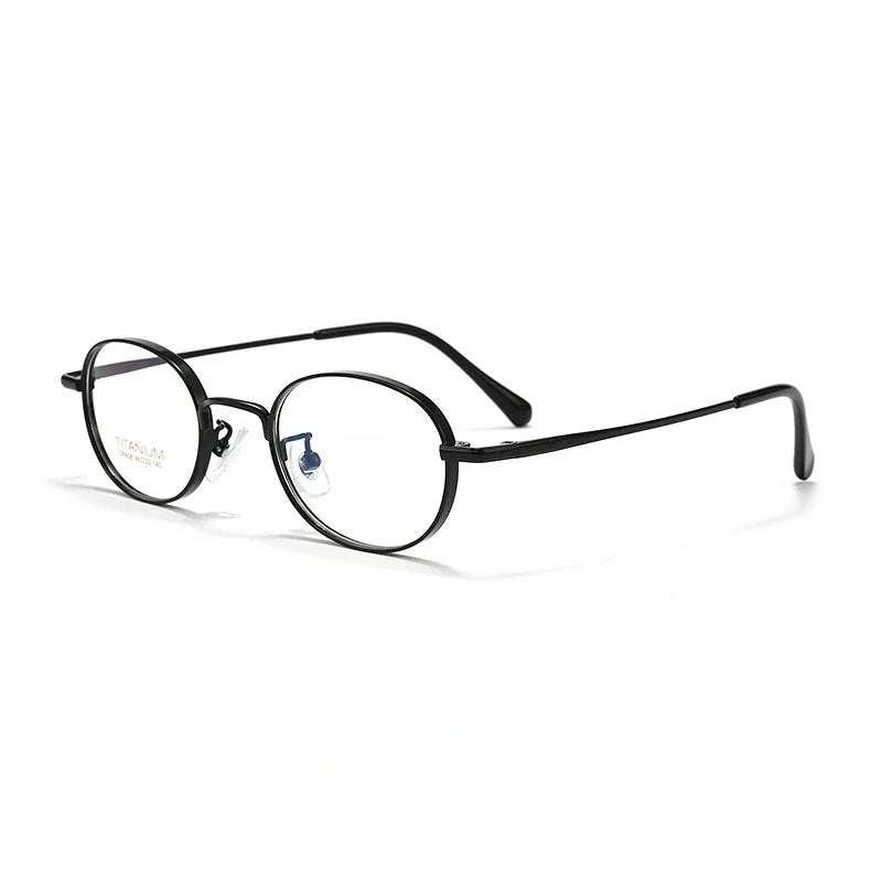 New Pure Titanium Oval Progressive Photochromic Reading Glasses