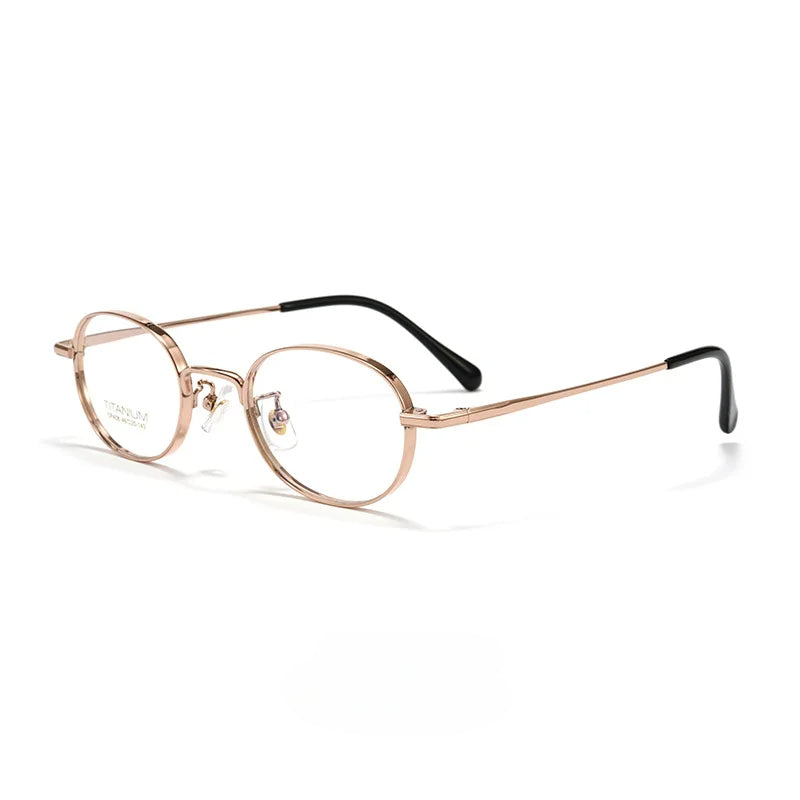 New Pure Titanium Oval Progressive Photochromic Reading Glasses