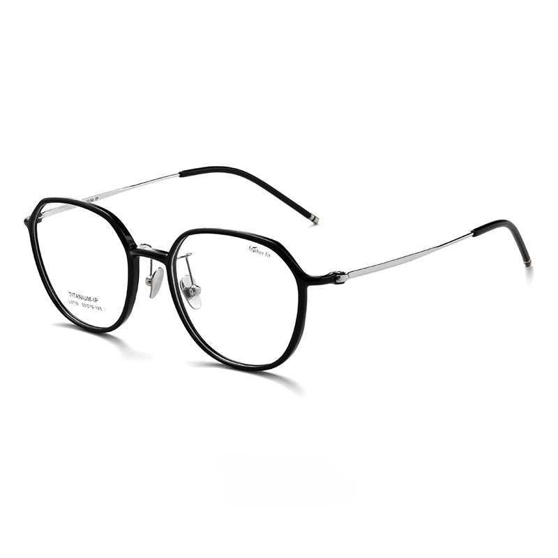 Ultra-light 7.1g Oval Titanium  Frame Progessive Photochromic Reading Glasses