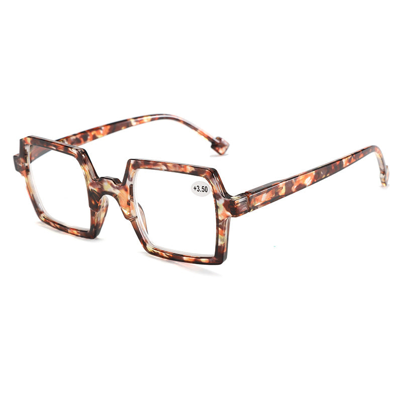 New Classic Irregular Square Frame Reading Glasses