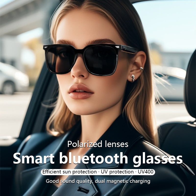 Listen To Music, Talk, Drive and Navigate, UV-proof Polarized Bluetooth Smart Glasses - SunRay Glasses