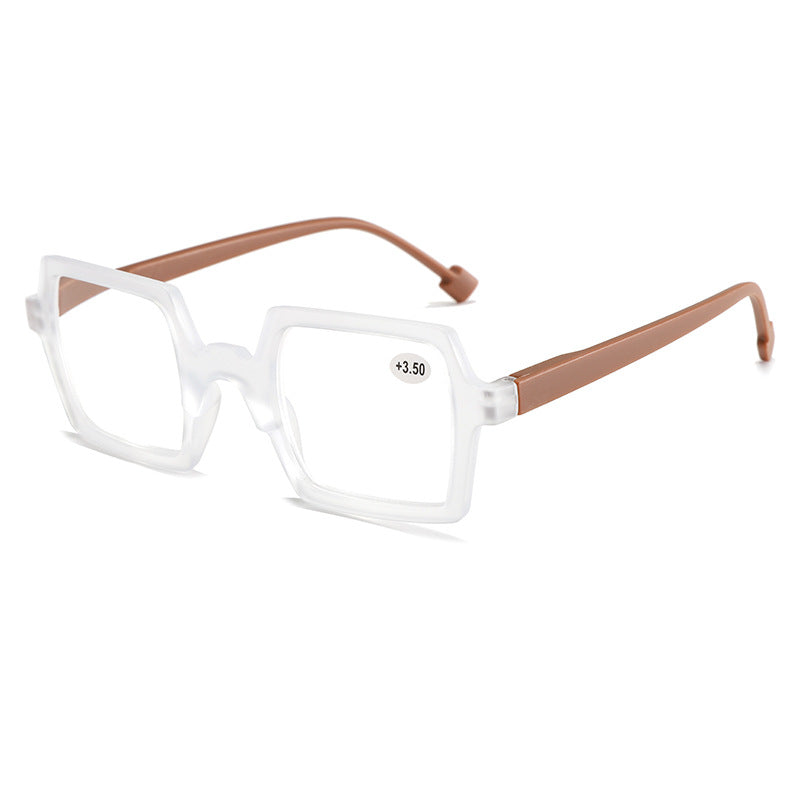 New Classic Irregular Square Frame Reading Glasses