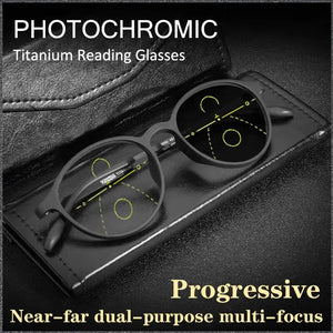 Advanced Photochromic Reading Glasses with Blue Light & UV Protection ...