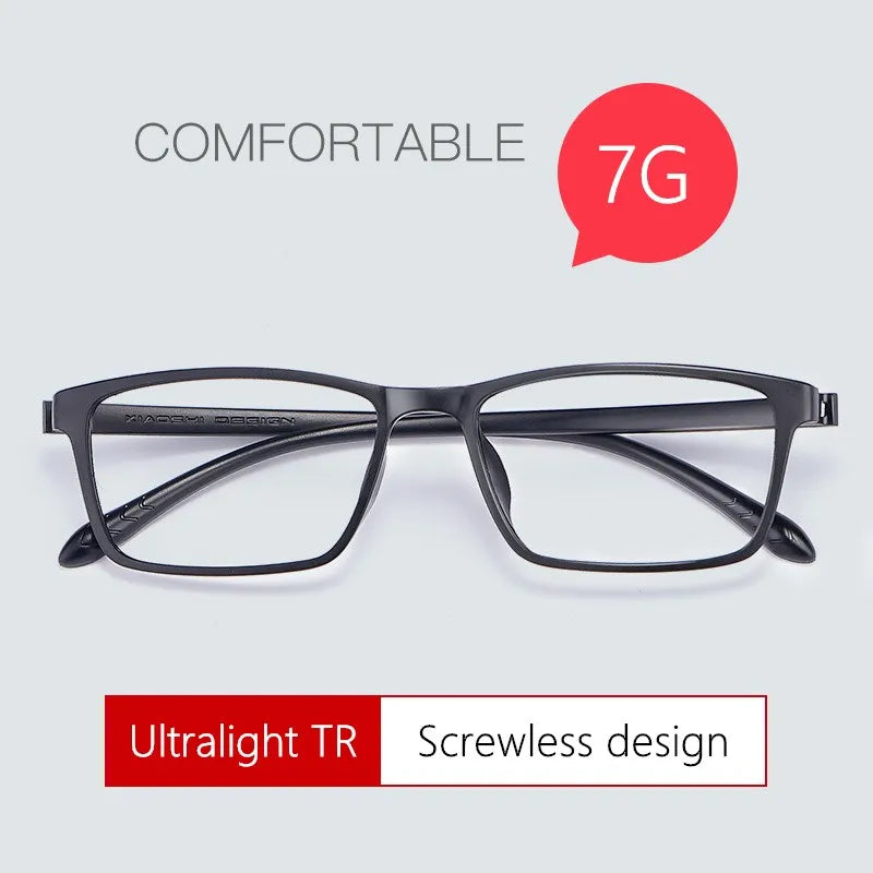 Ultralight TR90 Screwless Design Photochromic Progressive Reading Glasses