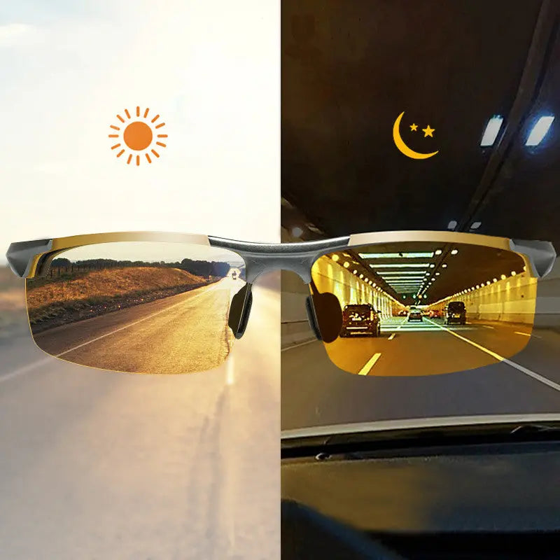 ™ Day-Night Photochromic Polarized Driving Sunglasses - NH1