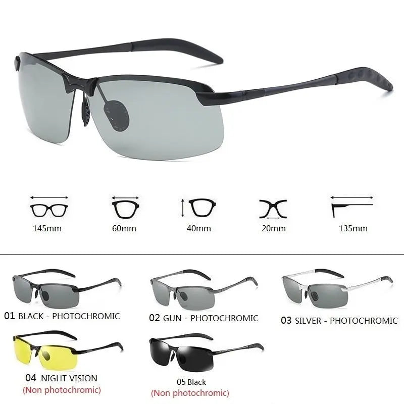 SunRay™ Photochromic Polarized Driving Sunglasses - H1 | Best Driving ...