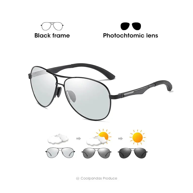 ™ Day-Night Photochromic Polarized Driving Sunglasses - NH1 - – SunRay  Glasses